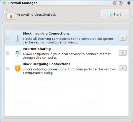 Firewall Manager disabled