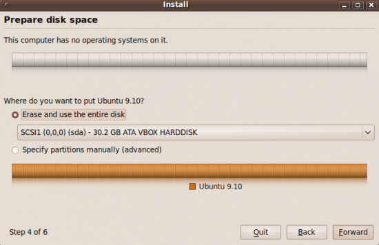Ubuntu's installer