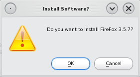 Install prompt