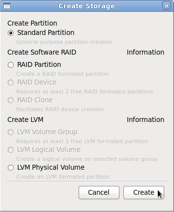 Partition type