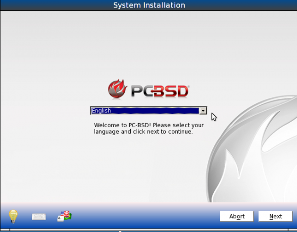 PC-BSD 9.1 Installer