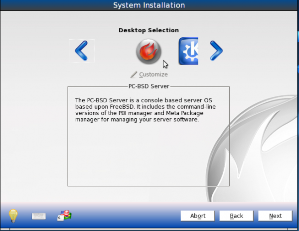 PC-BSD 9.1 Server Installer 