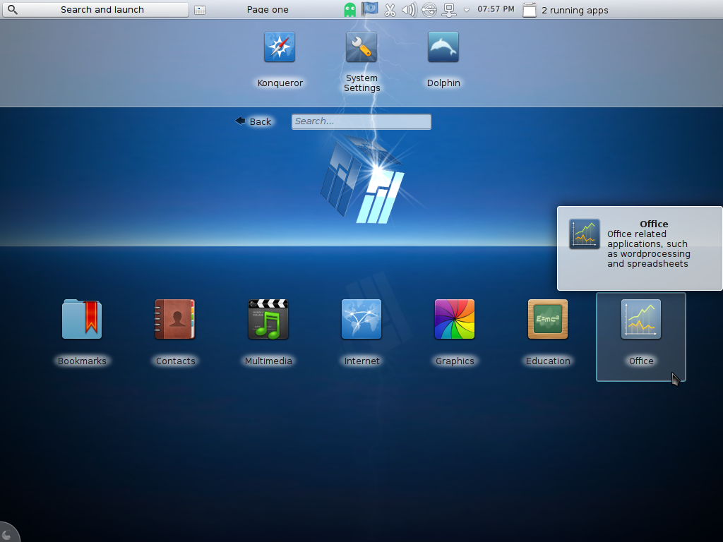 Manjaro KDE screenshot preview