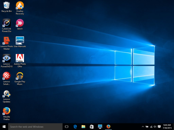 Windows 10 Desktop