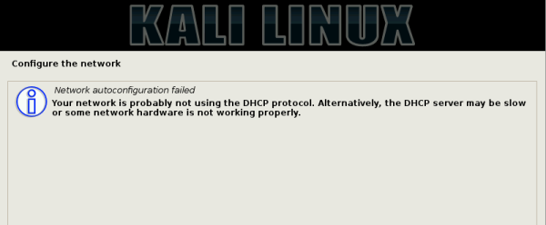 Kali Linux 2.0 Internet connection