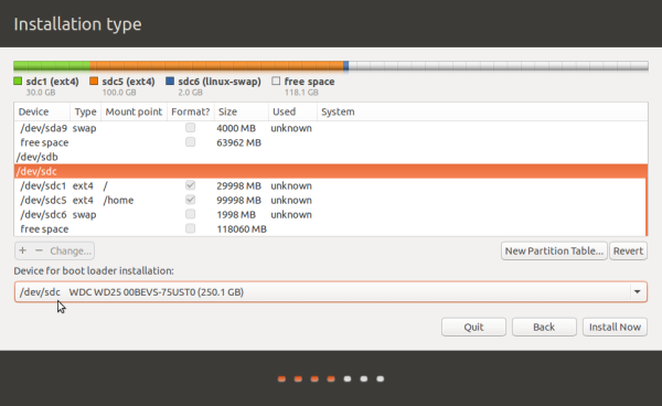 Ubuntu 15.04 on external USB hard drive
