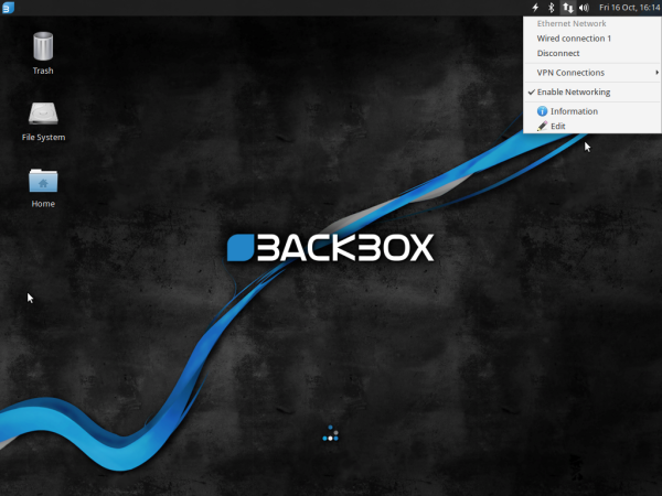 BackBox 4.4 Xfce Desktop