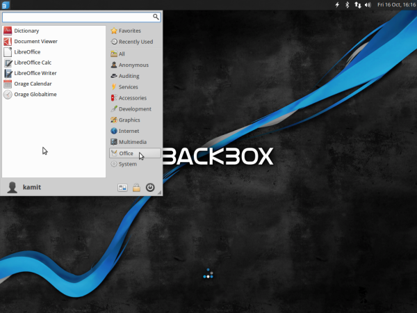 BackBox 4.4 Office applications