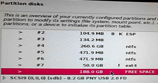 Kali Linux 2 free disk space