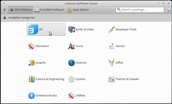 ubuntu Software Center BackBox 4.4