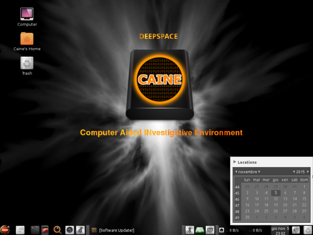 CAINE 7 desktop