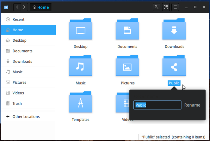 File manager Deepin 2015