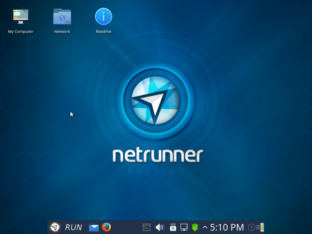 Netrunner Rolling 2015.11 desktop