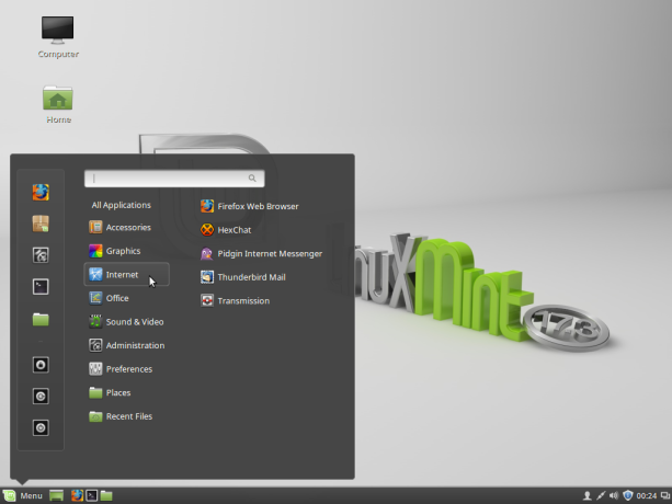 Linux Mint 17.3 Cinnamon desktop