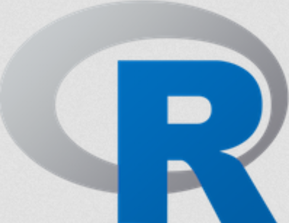 R statistical language logo