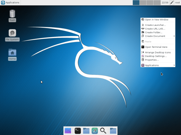 Kali Linux Rolling Xfce