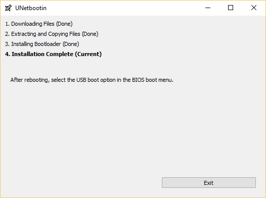 Unetbootin on Windows 