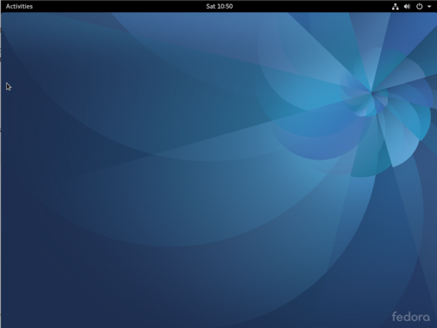 Fedora 25 GNOME desktop