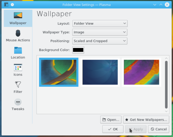 Canopee wallpaper KDE Plasma 5