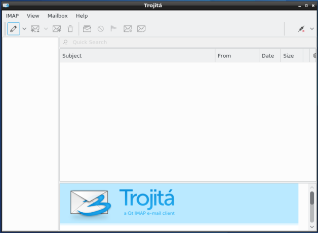 LXQt Trojita IMAP email client