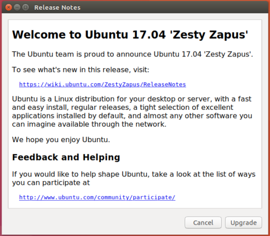 Ubuntu 17.04 Zesty Zapus 