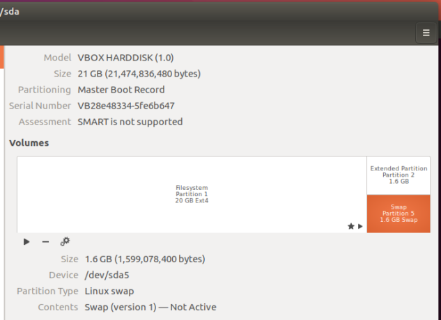 Disks in Ubuntu 17.10