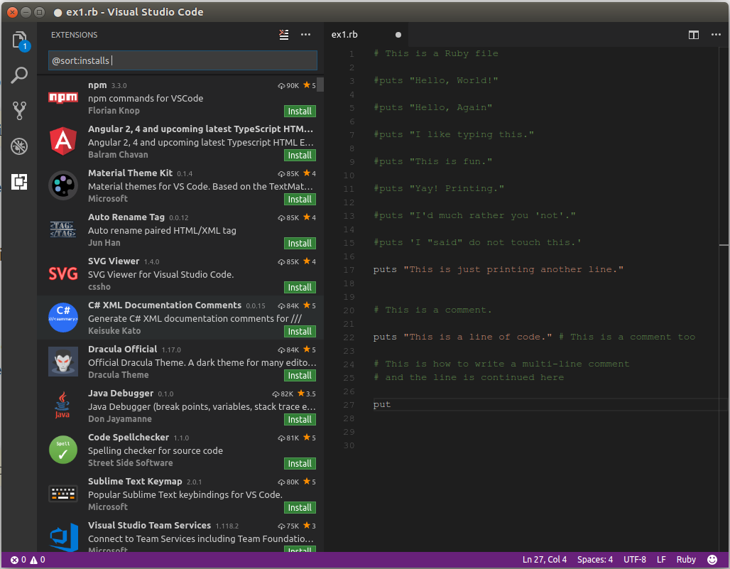 visual studio code for ubuntu 20.04