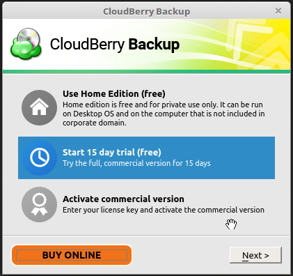 CloudBerry Backup