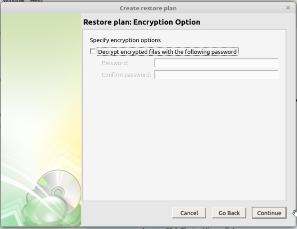 CloudBerry Backup restore encryption