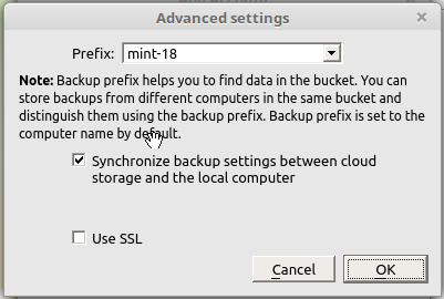 CloudBerry Backup SSL