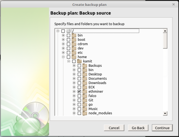 CloudBerry Backup files