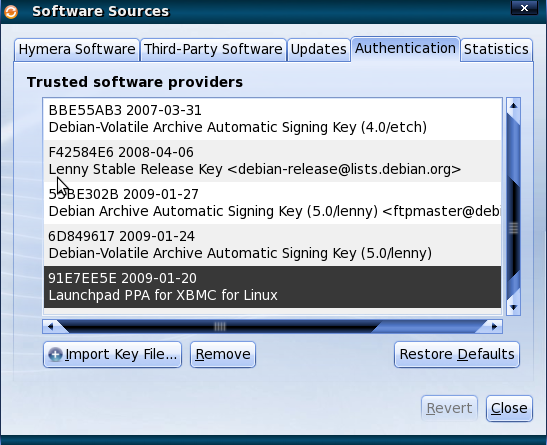 xbmc key xbmc key
