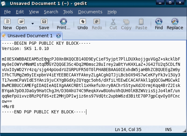 gedit gedit
