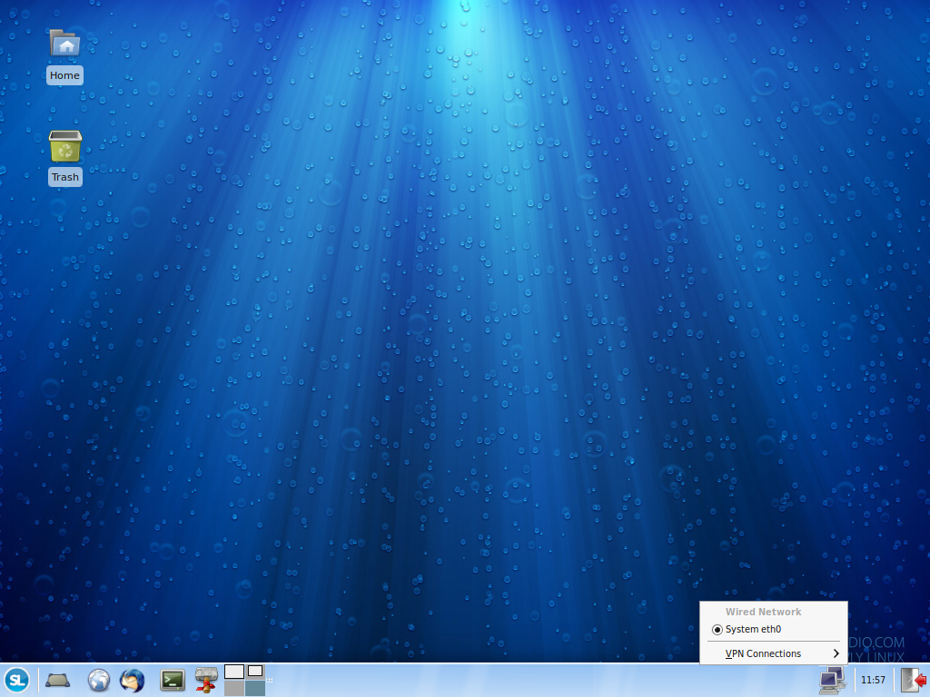 Simple Linux desktop