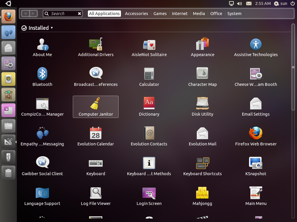 Ubuntu apps. Убунту 10. Ubuntu 10.10. Меню application Ubuntu. Ubuntu Netbook.