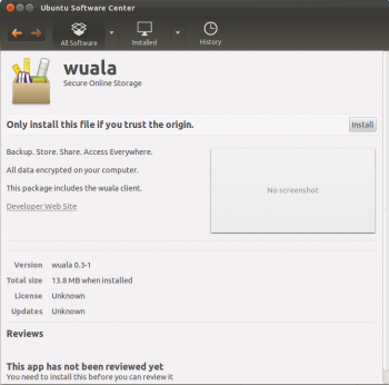 Ubuntu Software Manager Wuala Install