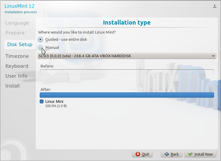 How To Install Linux Mint 12 KDE On A Btrfs File System | LinuxBSDos.com