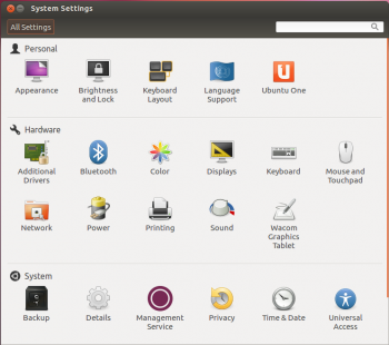 Ubuntu 12.04 Precise Pangolin System Setting