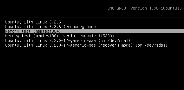 BackTrack 5 R2 Ubuntu 12.04 GRUB Menu