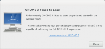 GNOME 3 Fallback Mode