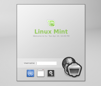 Linux Mint Debian Login Screen MDM