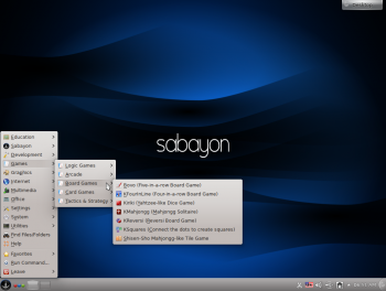 Sabayon 11 KDE Classic Menu