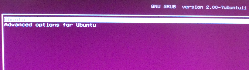 Ubuntu 12.10 UEFI boot menu