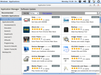 Linpus Lite 1.9 App Center