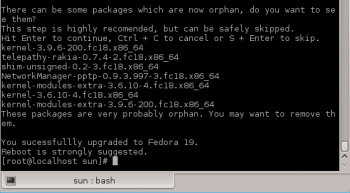 Upgrade Fedora 18 to 19 fedora-upgrade