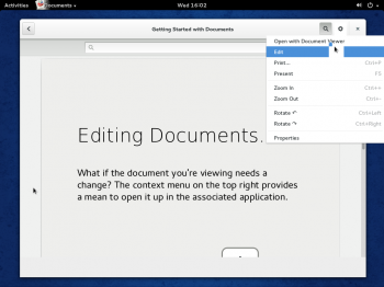 Fedora 20 GNOME 3 Documents