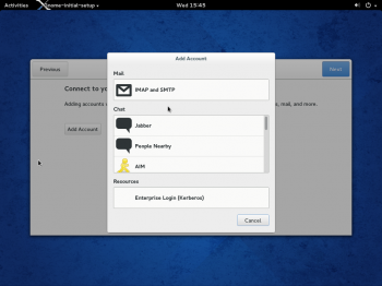 Fedora 20 GNOME 3 Welcome