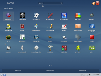 Fedora 20 KDE app launcher