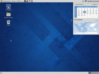 Fedora 20 MATE desktop