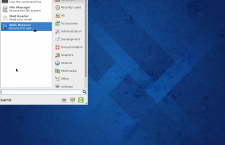 Fedora 20 Xfce Whisker menu